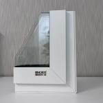 GKBM 62 Sereis UPVC Sliding Window Extrusion Profiles Structural Components