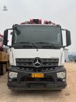 2nd Used SANY Concrete Pump Truck With Mercerdes Benz Boom Length 56m