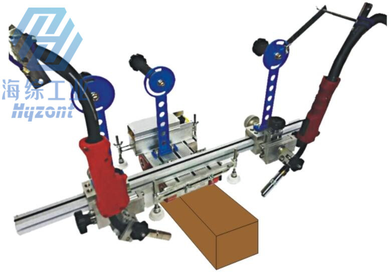 H Beam Web Plate Automatic Welding Carriage Compatible With Various Of Welding Torch