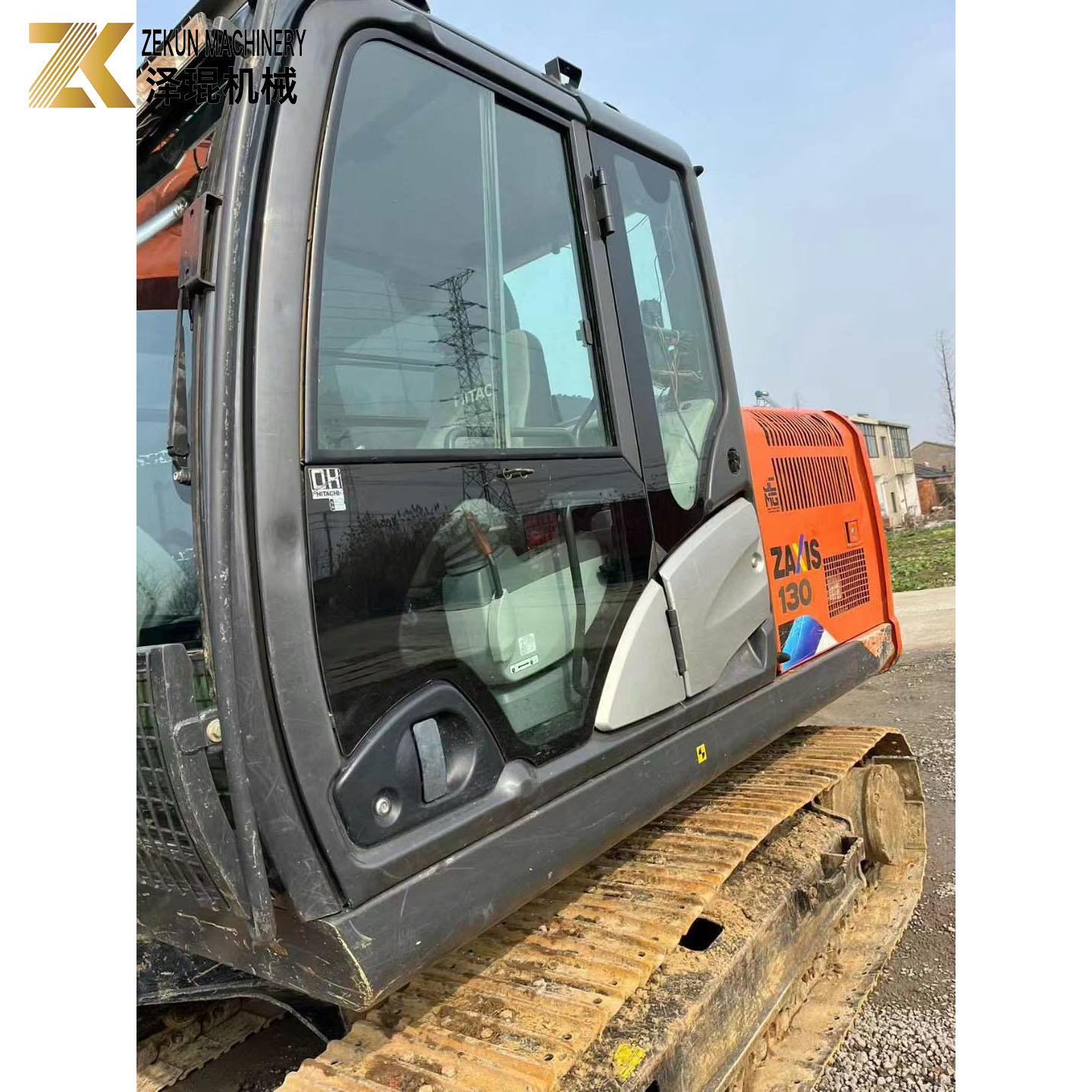 Original Engine Hitachi 130 Excavator Benne ZX 130-5A with and Good Condition