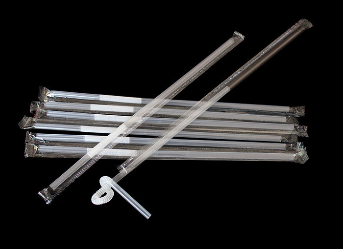 clear bend plastic drinking straws diameter 6 mm length 256 mm