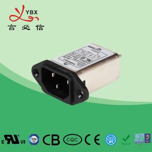 Quality EMI EMC Power Low Pass Filter Metal Case Current 1A 3A 6A 8A 10A 15A wholesale