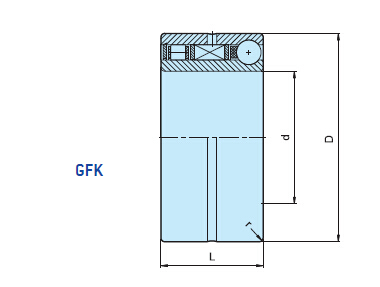 GFK One Way Bearing GFK 20 Sprag Clutch