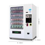 Capacity Metal Plate Cup Noodles Vending Machine 500W Cash Card Payment