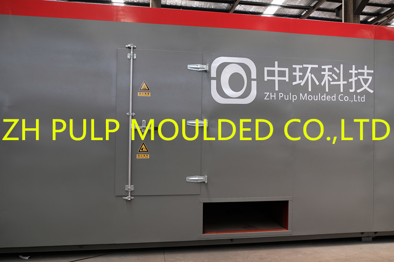 Medium Output Egg Box Making Machine , Vacuum Suction Egg Tray Packing Machine