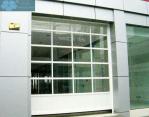 Thermal Insulated 40mm 0.35mm Steel Full View Garage Doors