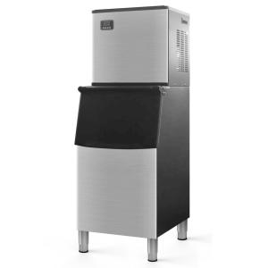 Quality 350kg/24h Stainless Steel Automatic Commercial Ice Cube Maker Machine for Business Food Beverage Truck Square Ice Shape wholesale