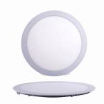 Recessed Ceiling Round LED Flat Panel Light Antirust Aluminum Alloy