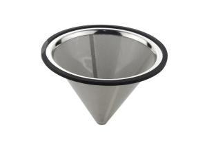 Quality 304 Stainless Steel Reusable Pour Over Coffee Filter Cone For Chemex Coffee Maker wholesale
