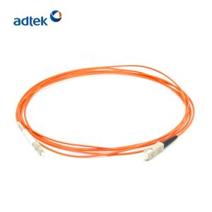 China Multimode LC/UPC To SC/UPC DX OM2 Fiber Optic Cable Orange For Data Center on sale