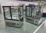 R290 Deli Patisserie Flat Glass Display Fridge 380 Ltr