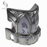 High Quality Plastic Silver Coffin Corner Funeral Decoration Supplies Wholesale