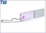 Acrylic 3D LOGO 32GB USB Flash Drives LED Light Up Fast Delivery