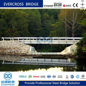Quality OEM Steel Plate Girder Bridge 42m Steel Suspension Bridge Simple Structure wholesale