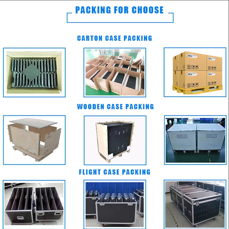 Commercial 1R1G1B Transparent LED TV Screen 1000mmx1000mm Case Size
