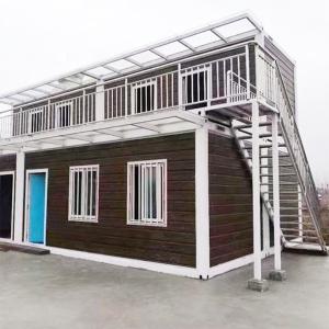 Quality Zontop Modern Frame Cheap Easy Assemble 2 Story China Prefabricated 20ft 40 Ft Prefab Living Luxury Container House wholesale