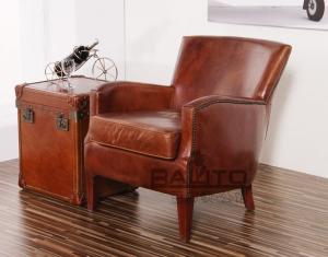 Quality classical British style leather sofa chair furniture,#2034 wholesale
