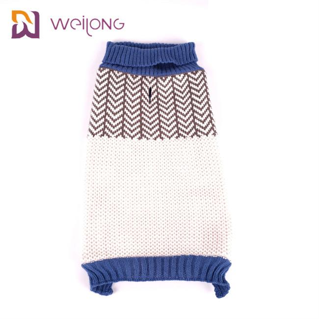 Classic Cable Knit Pet Sweater Jumper Coat Warm Pet Winter Clothes Outfits For Dogs Cats