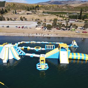 Quality EN ISO25649 0.9mm PVC Floating Inflatable Water Park Games wholesale