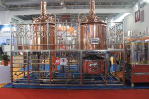 Quality Copper Craft Small Beer Factory Equipment , 100L Mini Beer Making System wholesale