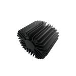 6063 Electrophoresis Aluminum Heat Sink Fins Screw Mount