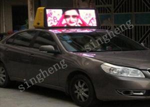 Quality Outdoor Car Roof Digital Advertising Screens SMD2727 Package Mode For Video wholesale