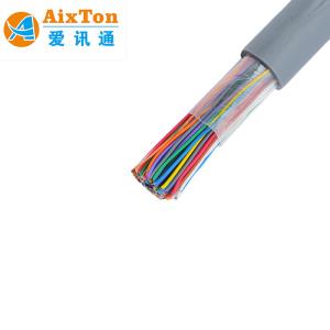 Quality Outdoor Cat3 Bare Copper 25 Pairs Telephone Cable 10 20 30 50 100 300 500 600 1000 Pair Cable With Steel Wire wholesale