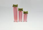 Transparent White Airless Cosmetic Bottles Slim Clear Empty 50ml For Lotion