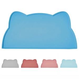 Quality Waterproof Silicone Pet Feeding Mat Floor Non Skid Pet Feeding Placemat For Cat Dog wholesale