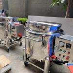 100L Mixing Tank High Speed Disperser Machine Cosmetic Mixing Vessel Industrial