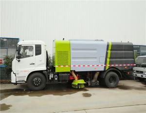 Quality CCC Special Purpose Truck , 4x2 Multifunctional Cleaning Strong Power Road Sweeper Truck wholesale