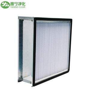 Quality Cleanroom Hepa Air Filter En 1822 Iso 29463 Deep Pleat wholesale