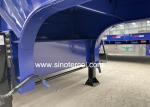 Hydraulic Ladder Semi Bed Trailer 12R22.5 40 Feet Low Bed Trailer
