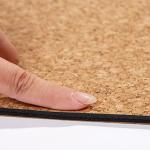 Yuelin Natural Round Cork Yoga Mat Eco Friendly Slipproof 3mm Thick