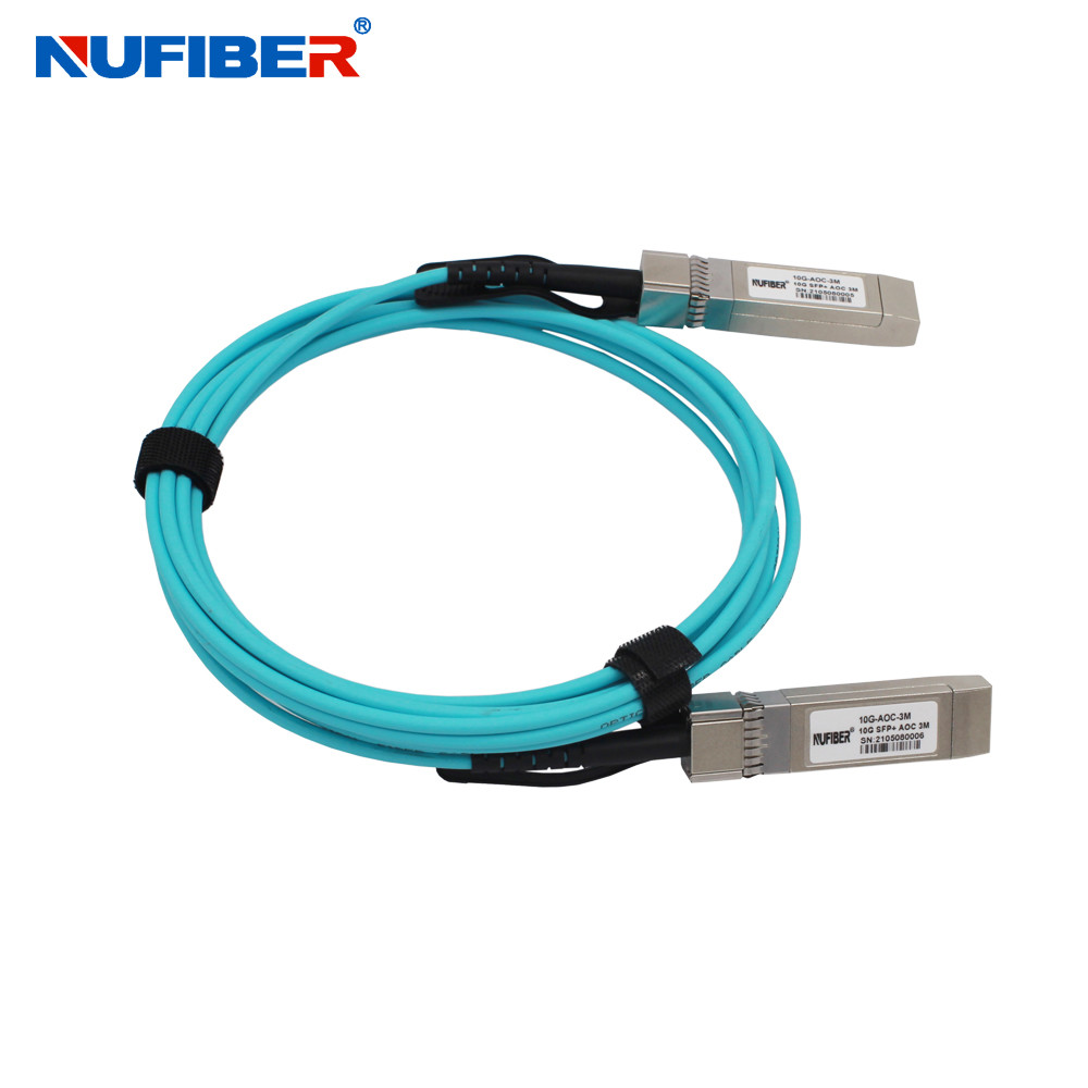 Active Optical Cable 10G SFP+ to SFP+ AOC 1m/3m/5m/7m Length 10G AOC for Data Center