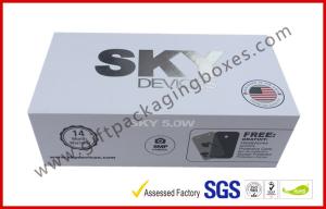 Quality Cardboard Electronic Packaging Rigid Gift Boxes with Silver Printing wholesale