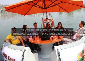 Quality Center Grill 260cm Height LLDPE Bbq Donut Boat wholesale