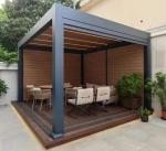 Garden Aluminum Shelter Waterproof Motorized Aluminium Louver Pavilion Gazebo