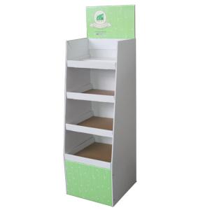 Quality Fancy Cosmetic Display Stand , Large Capacity Cardboard Advertising Stand wholesale