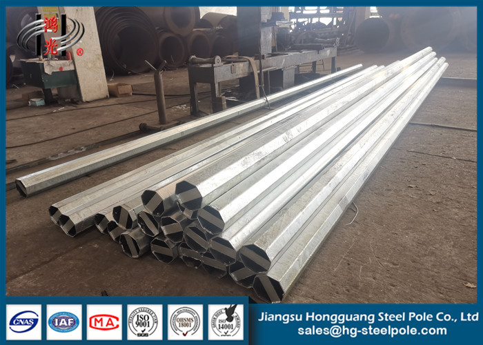Galvanized Polygonal Steel Electric Power Pole