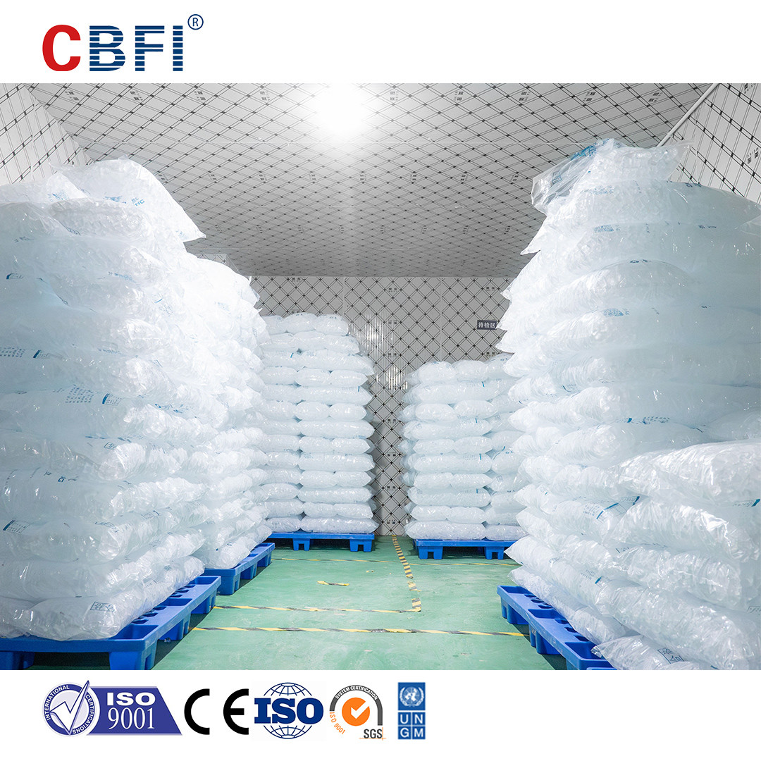 Air Cooling Ice Cube Machine With R404A Refrigerant For Supermarket