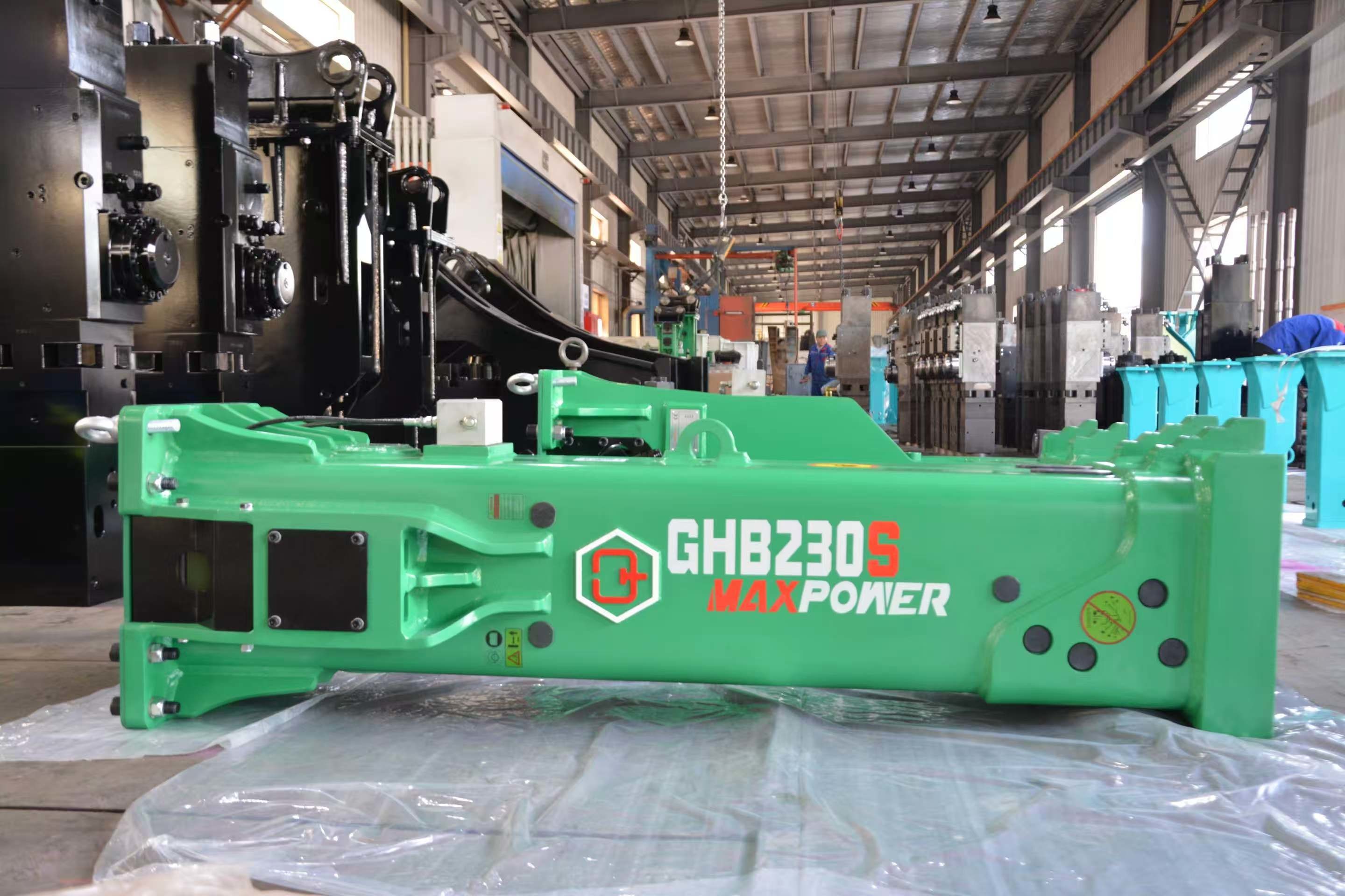 Hydraulic Skid Steer Rock Hammer 25-35ton Breaker For Excavator Building Demolition