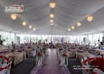 15m by 40m White PVC Waterproof Luxury Wedding Tents , White Wedding Reception