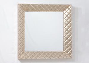 Quality 3D Square Accent Metal Wall Art Mirror wholesale