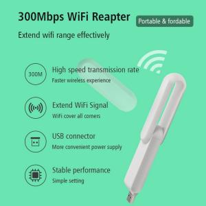 China Pocket Foldable 300Mbps Wireless 2.4G Signal Amplifier on sale