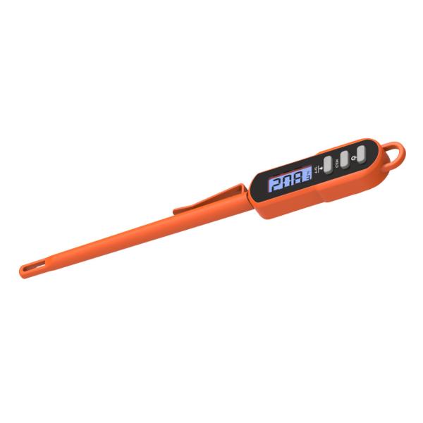 Pen Digital Cooking Thermometer For Chicken Chocolate Water Big Hang Hole