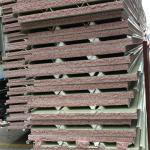 corrugated roofing 0.326mm steel sheet 50mm TPS sandwich roof panel for worker
