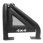 Powder Coating Toyota Hilux Roll Bar Matte Surface Steel With Brake LED Light