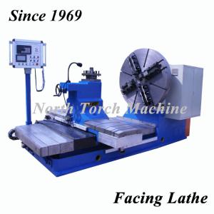 China Flat Bed CNC Lathe Machine , Metal Turning Lathe Mill Cylinder Use on sale