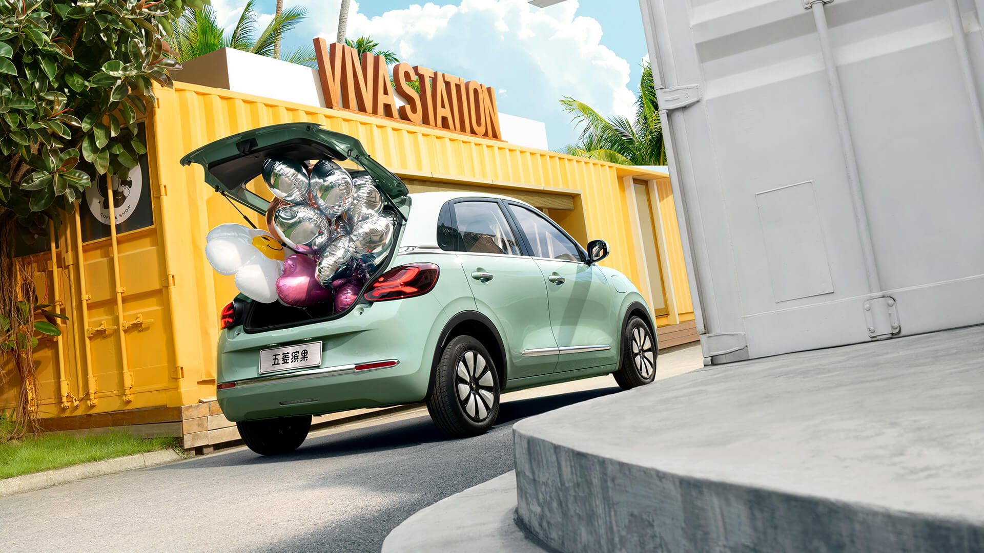 Wuling Bingo Electric Car 2023 5 Doors 4 Seats 120km/h Max Speed 3950x1708x1580mm